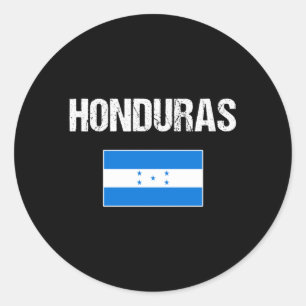 Pegatina Redonda Honduras