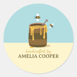 PEGATINA REDONDA HONEY