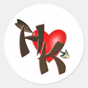 Pegatina Redonda Hong Kong