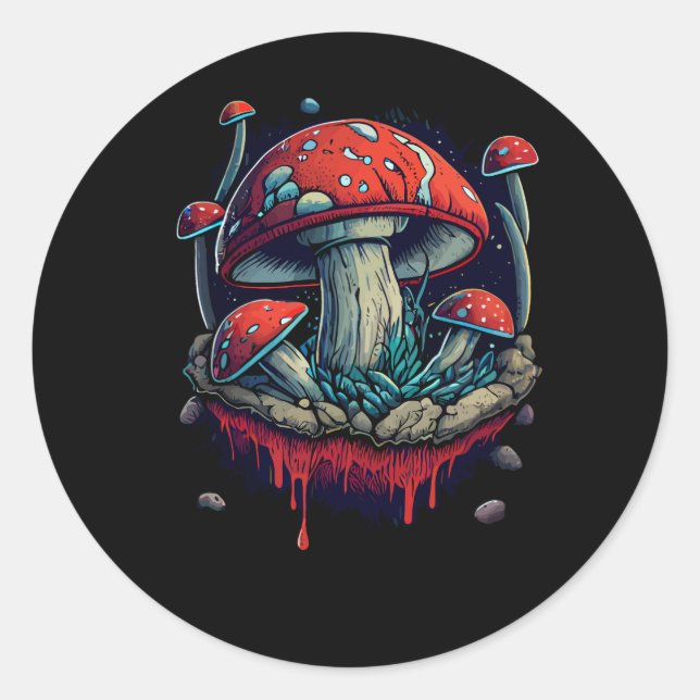 Pegatina Redonda honhroom_madness_design (Anverso)