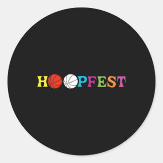 Pegatina Redonda Hoopfest
