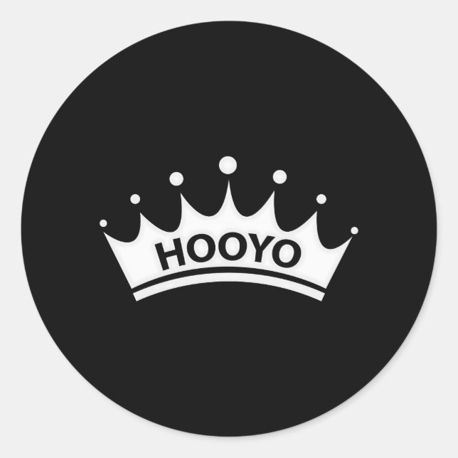 Pegatina Redonda Hooyo Lovely Hooyo (Anverso)