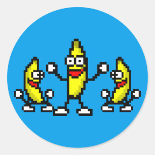 Pegatina Redonda Hora de la manteca de cacahuate