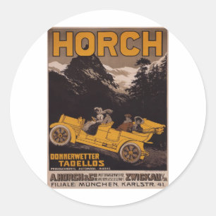 Pegatina Redonda HORCH Automobile