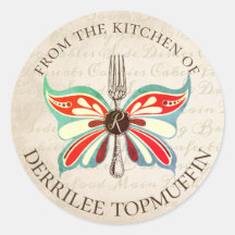 Horquilla de mariposa vintage de la cocina del peg