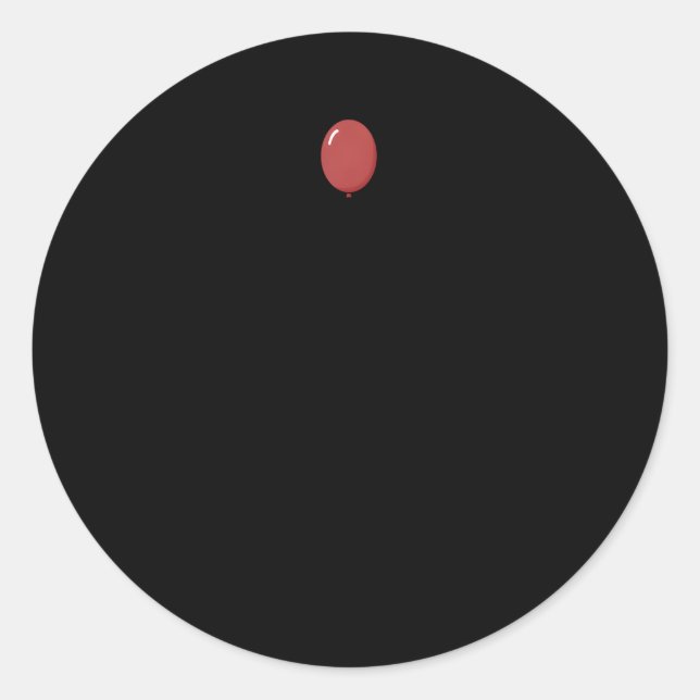 Pegatina Redonda Horror armas de cine (Anverso)