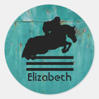 Horse Show Hunter Jumper Silhouette