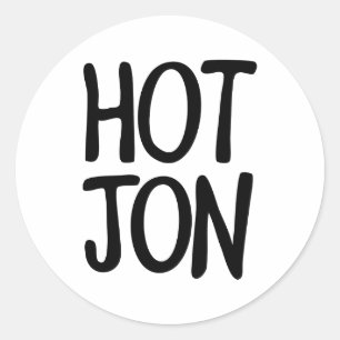 PEGATINA REDONDA HOT JON