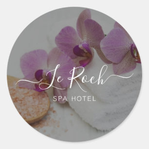 Pegatina Redonda Hotel Spa