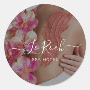 Pegatina Redonda Hotel Spa
