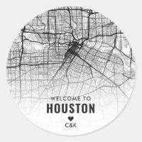 Houston, Texas City Map | Bienvenida Boda