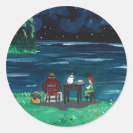 Pegatina Redonda Howl's Moving Castle Stickers