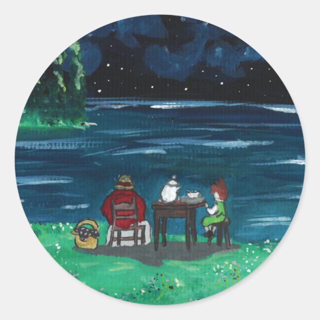 Pegatina Redonda Howl's Moving Castle Stickers (Anverso)