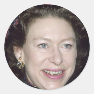 Pegatina Redonda HRH Princess Margaret