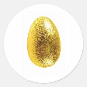 Pegatina Redonda huevo de pascua