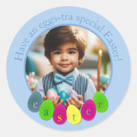 Huevos de Pascua coloreados con fotos personalizad