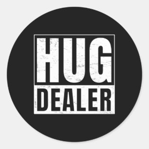Pegatina Redonda Hug Dealer