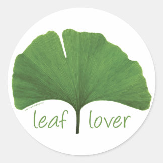 Pegatina Redonda Hugger Leaf Lover Tree