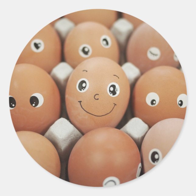 Pegatina Redonda Humor de cocina divertida (Anverso)