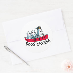 Pegatina Redonda Humor de Halloween