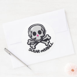 Pegatina Redonda Humor de Halloween