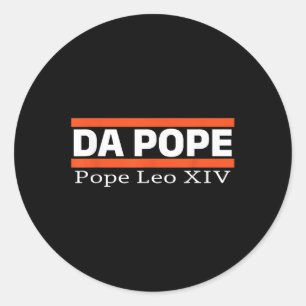 Pegatina Redonda Humor gracioso Da Papa de Chicago