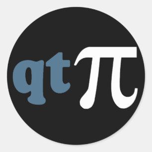 Pegatina Redonda Humor matemático - Tee Pi