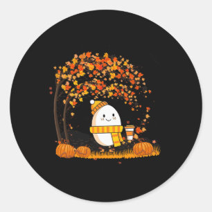 Pegatina Redonda Humpty Dumpty Tuvo Una Gran Caída El Otoño De Acci