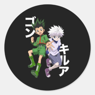 Pegatina Redonda Hunter X Hunter Gon Y Ua