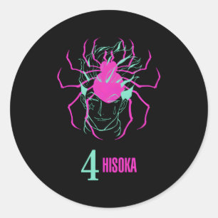 Pegatina Redonda Hunter X Hunter Phantom Troupe 4 Hisoka