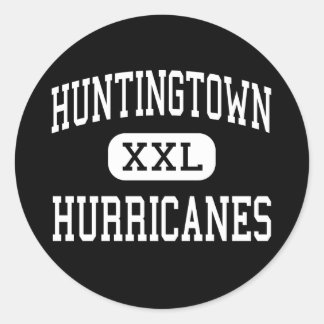 Pegatina Redonda Huntingtown - Huracanes - High - Huntingtown