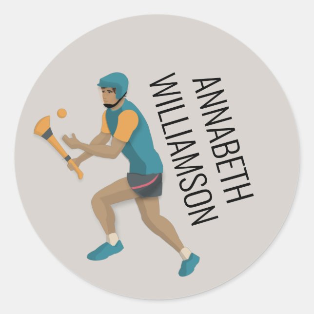 Pegatina Redonda Huracán (Anverso)