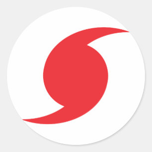 Pegatina Redonda Huracán