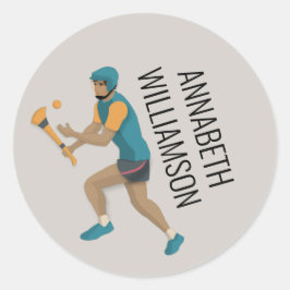 Pegatina Redonda Hurling