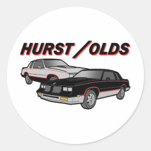 Pegatina Redonda Hurst/Olds
