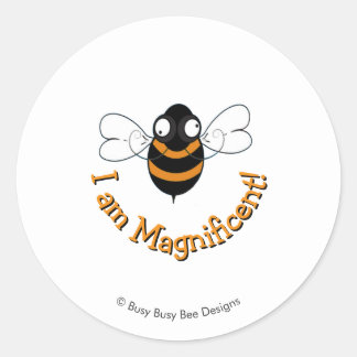 Pegatina Redonda I Am Magnificent Sticker