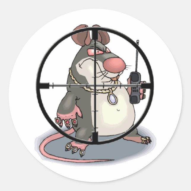 Pegatina Redonda I C Snitchez (Anverso)