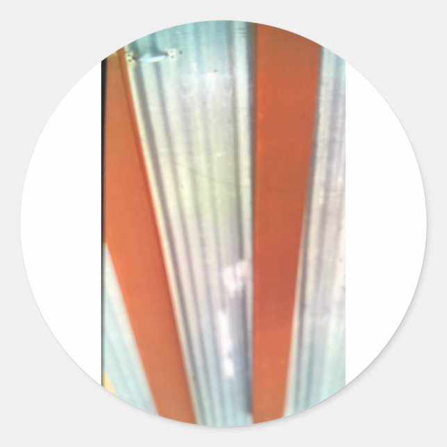 Pegatina Redonda "I-Chinati" Marfa I-Ching Hankamer Artjunkhaus div (Anverso)