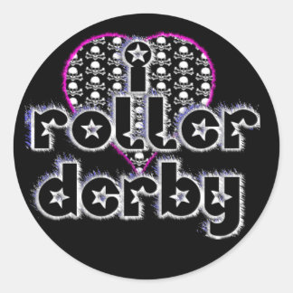 Pegatina Redonda I Hearroller derby