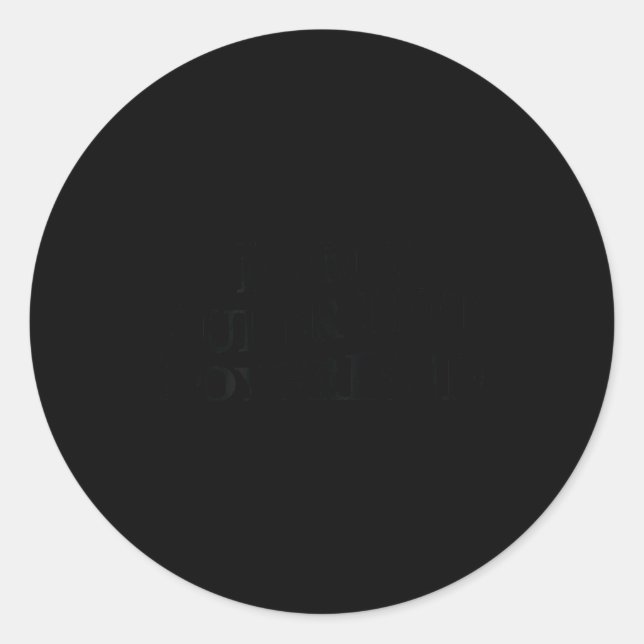 Pegatina Redonda I Love My Super Hot Boyfriend Funny Girlfriend On  (Anverso)