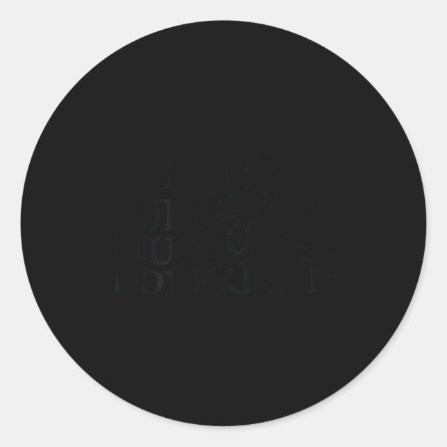 Pegatina Redonda I Love My Super Hot Muscular Boyfriend Funny Love  (Anverso)