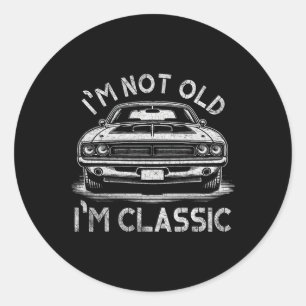Pegatina Redonda I&#; m Not Old I&#; m Clic Funny Mens Navidades Gi