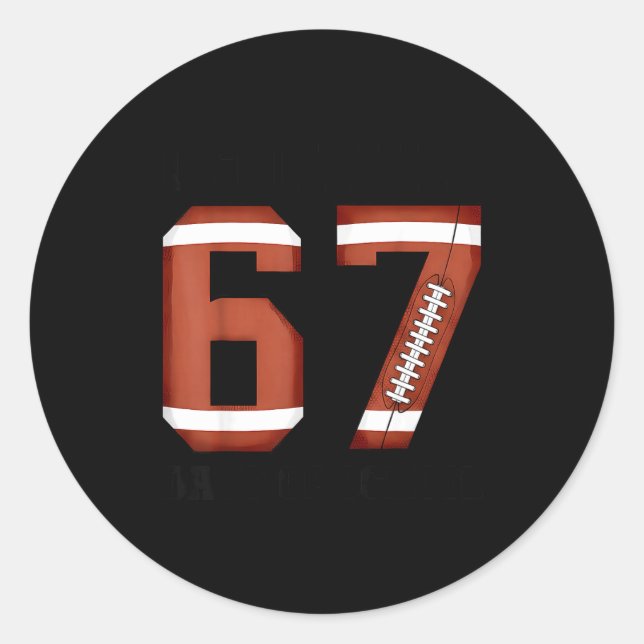 Pegatina Redonda I Survived 67 Days Of School Funny Meme Teacher St (Anverso)