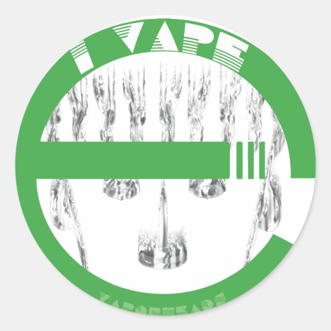 Pegatina Redonda i vAPE (Anverso)