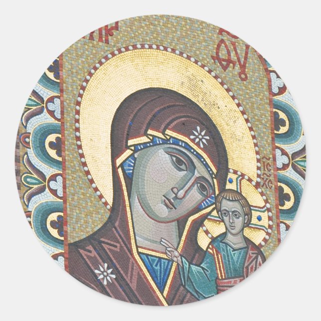 Pegatina Redonda Icono (Anverso)