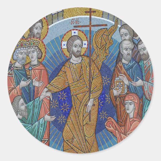 Pegatina Redonda Icono (Anverso)