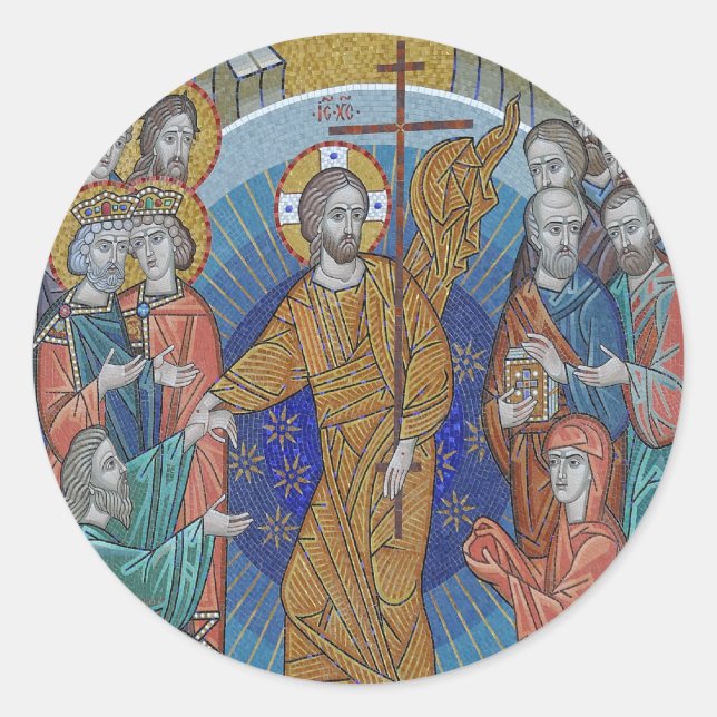 Pegatina Redonda Icono (Anverso)