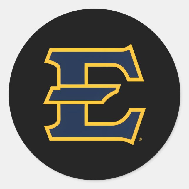 Pegatina Redonda Icono de Bucaneers del estado de Tennessee (Anverso)