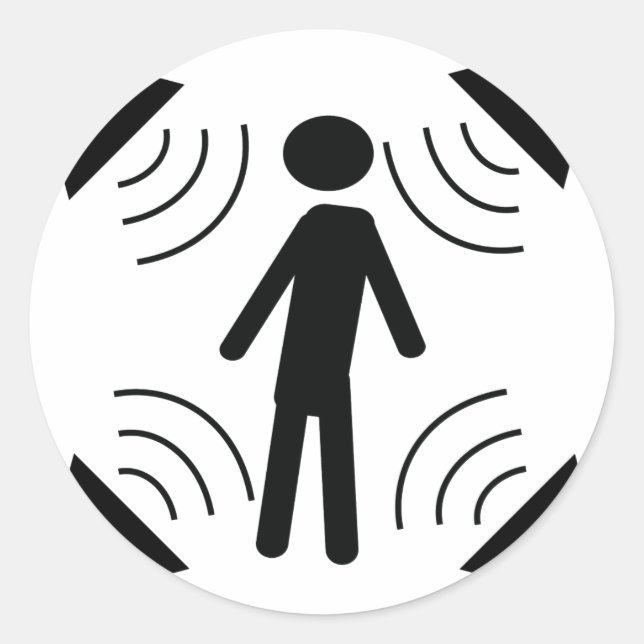 Pegatina Redonda icono de DOLBY (Anverso)