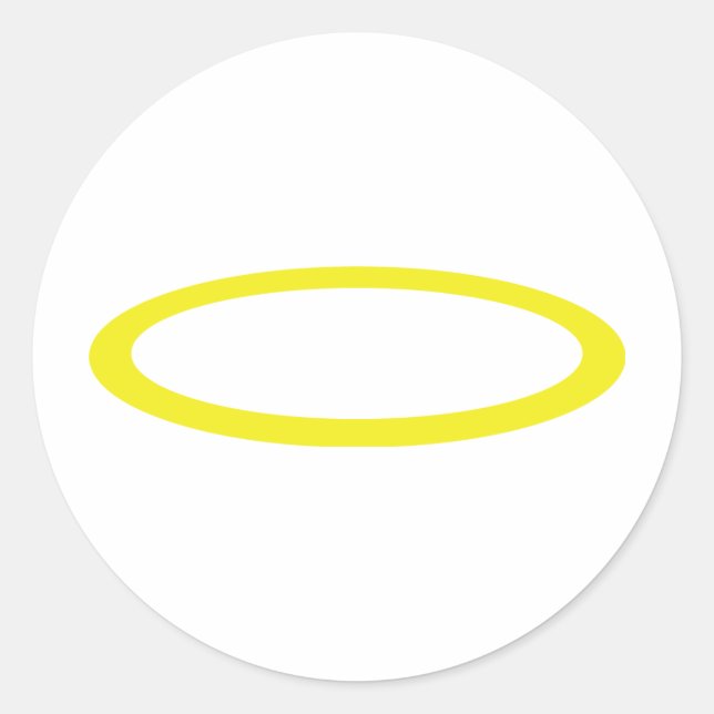 Pegatina Redonda icono de glorificación (Anverso)